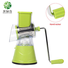 Charger l&#39;image dans la galerie, DUOLVQI Manual Vegetable Cutter Slicer Kitchen Accessories Multifunctional Round Mandoline Slicer Potato Cheese Kitchen Gadgets