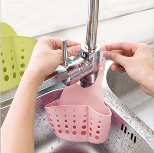 Kitchen Accessories Sink Storage Basket Hanging Storage Shelves Kitchen Creative Tools Drain Bag Sink Basket Kitchen Gadgets