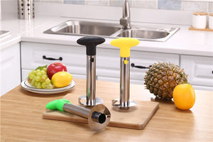 1Pc Stainless Steel Easy to use Pineapple Peeler Accessories Pineapple Slicers Fruit Knife Cutter Corer Slicer Kitchen Tools