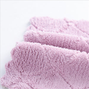 1pcs Double-sided Strong Absorbent Rag Non-stick Oil Dish Towel Dry or Wet  Dishcloth Kitchen Gadgets Kitchen Accessories. q