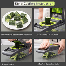 Charger l&#39;image dans la galerie, vegetable cutter Kitchen accessories Mandoline Slicer Fruit Cutter Potato Peeler Carrot Cheese Grater vegetable slicer